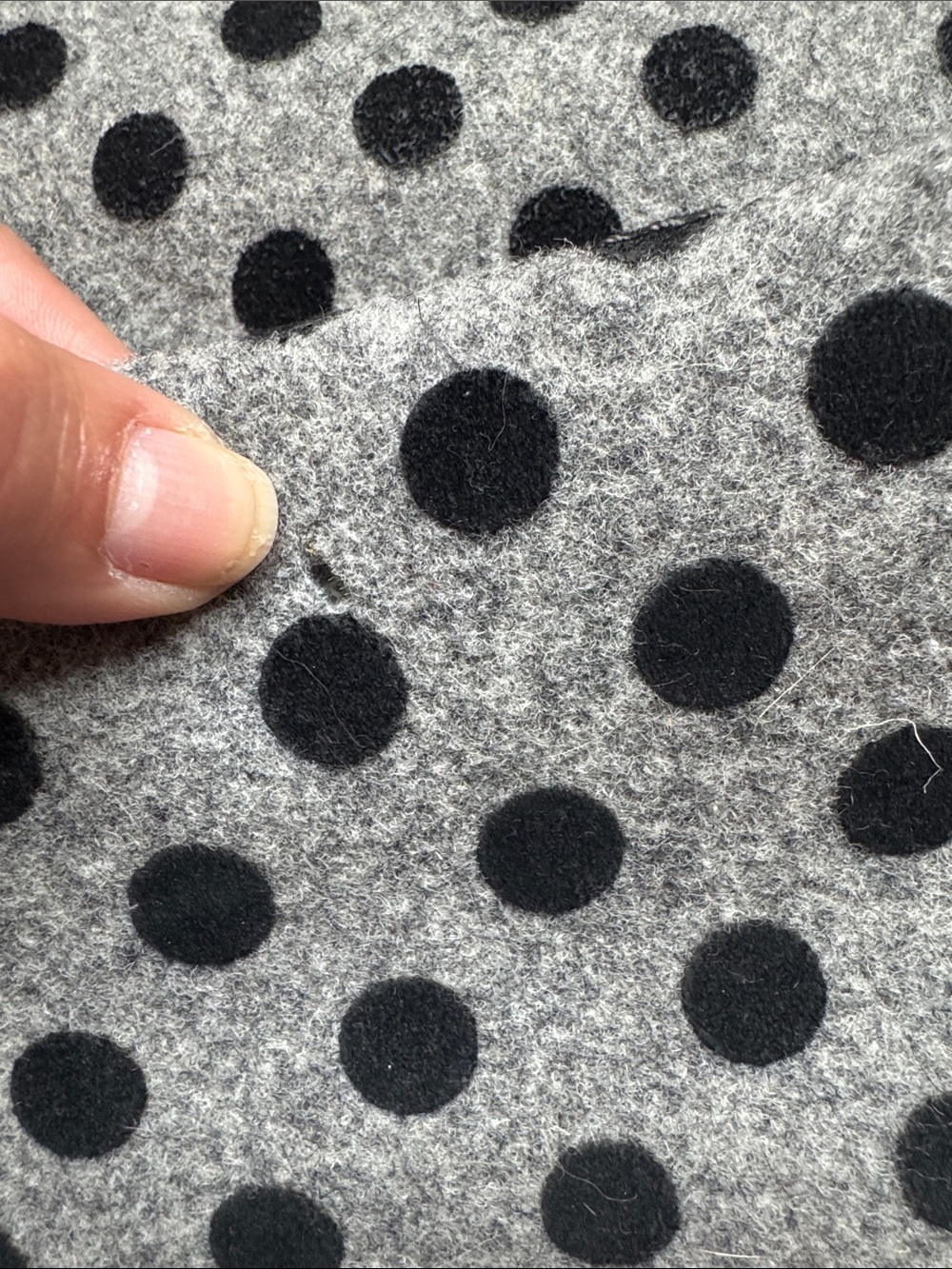 kate spade Gray and Black Polka Dot Bow Shoulder Bag - Picture 2 of 7